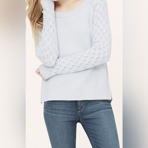LOFT Soft Blue Knit Sweater